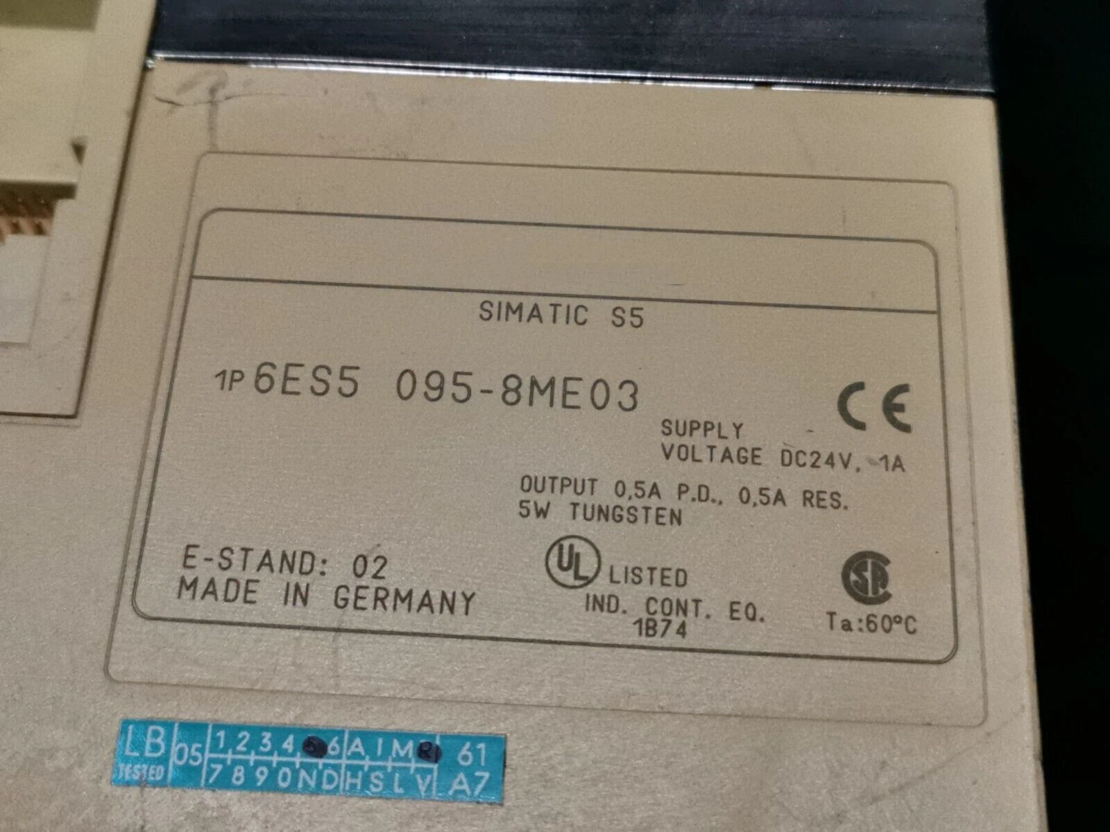 Компактный блок 6ES5095-8ME03 В наличии