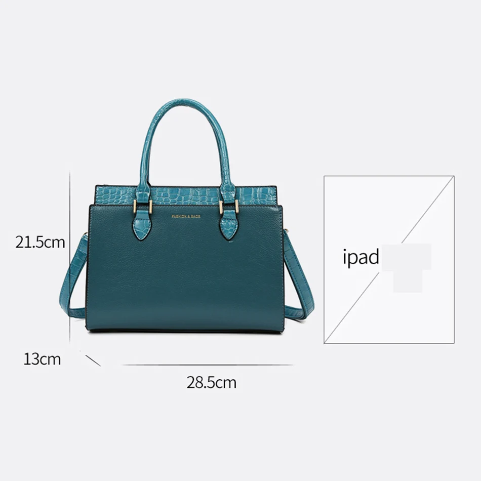 Дизайнерские роскошные кошельки и сумки Женские сумки из искусственной кожи, 3 комплекта, вместительная сумка через плечо, простые женские сумки-тоутессы