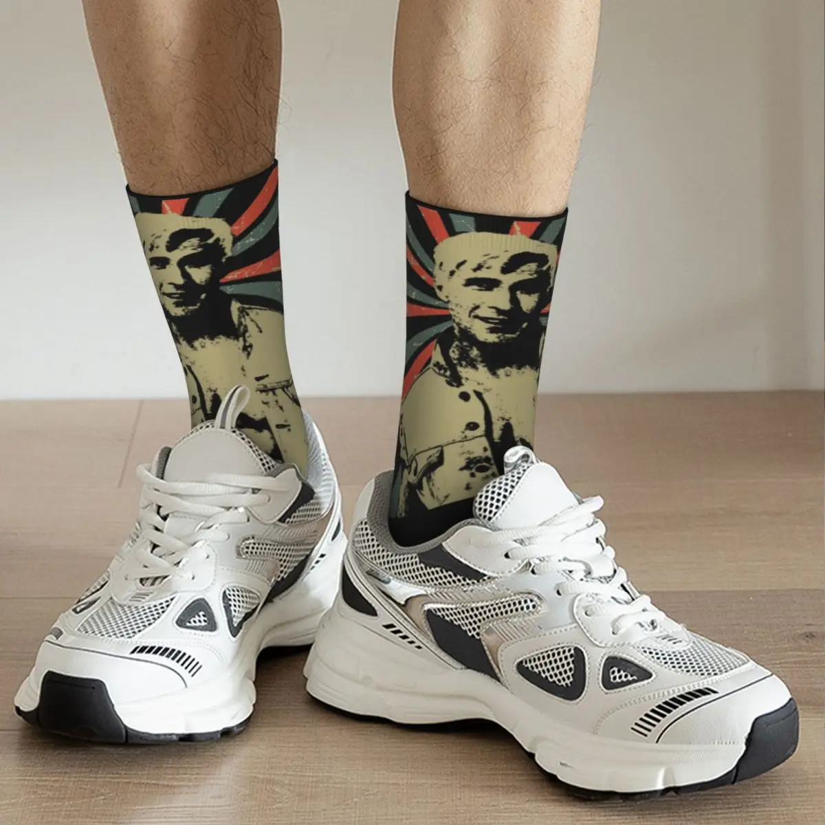 Модные Винтажные баскетбольные носки в стиле Райана Гослинга, Всесезонные Удобные Длинные носки, впитывающие пот