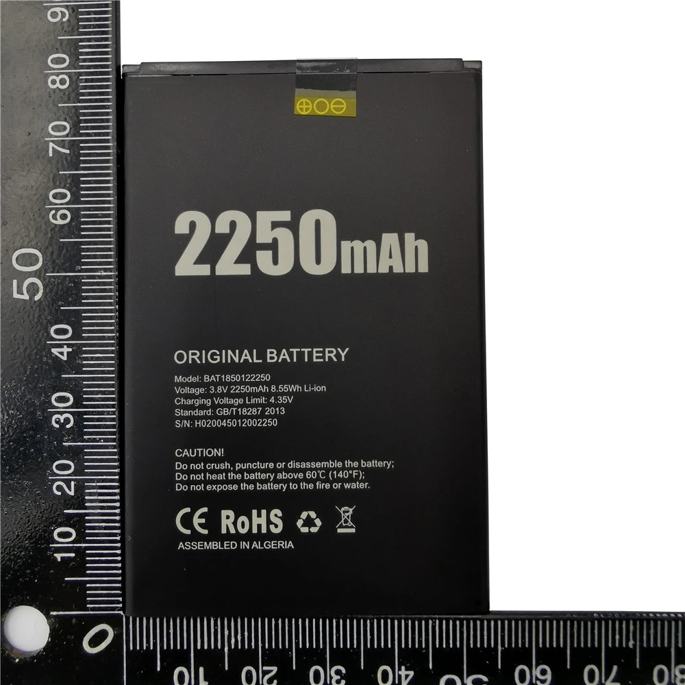 100% Оригинальный Новый BAT1850122250 Сменный Аккумулятор емкостью 2250 мАч Для Doogee X11 Battery Аккумулятор Мобильного Телефона Batteries