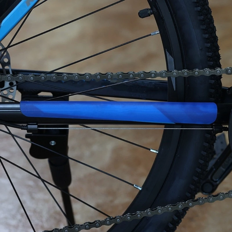 Защита рамы для шоссейного велосипеда силиконовая наклейка протектор велосипедной цепи G99D