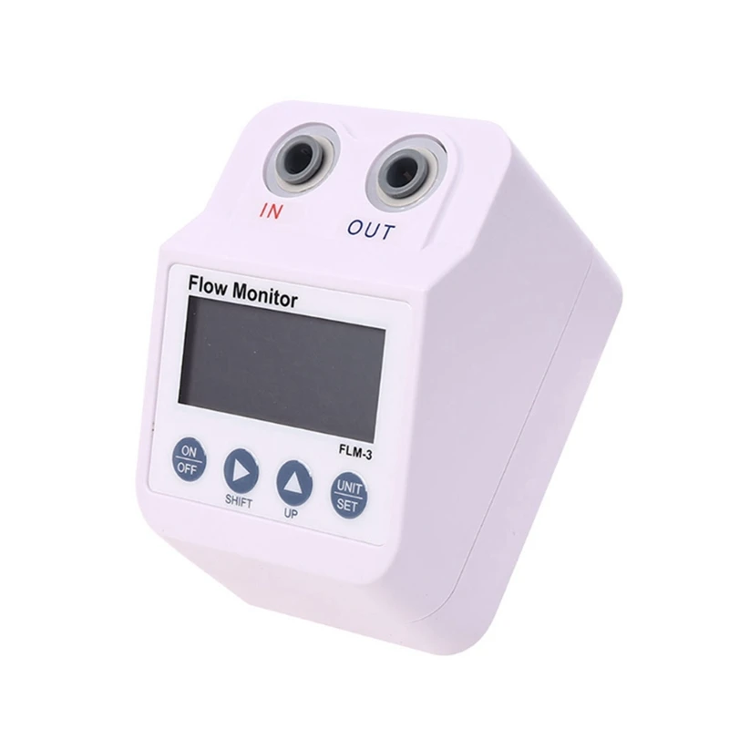 Расходомер с прочным электронным цифровым дисплеем, сигнализация для очистки воды и функция энергосбережения, простое использование