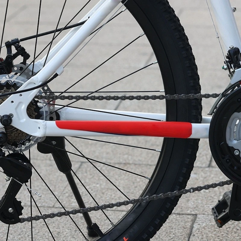 Защита рамы для шоссейного велосипеда силиконовая наклейка протектор велосипедной цепи G99D