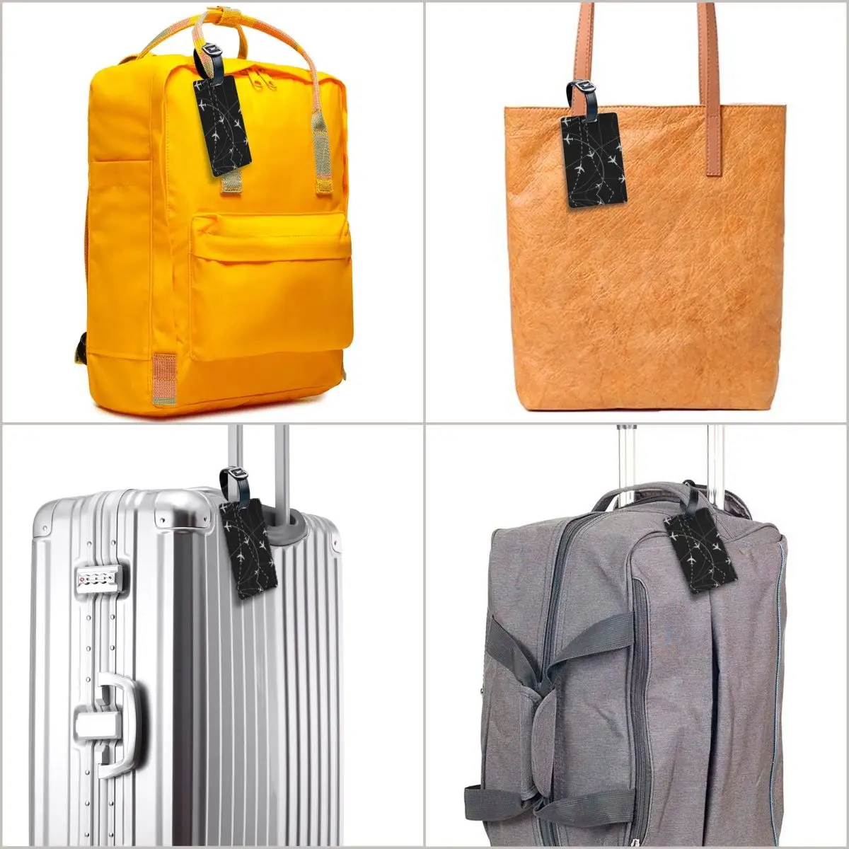 Маршруты ночных полетов пилотов самолетов, Багажная бирка с именной карточкой авиадиспетчеров, идентификационная этикетка конфиденциальности для дорожной сумки чемодана