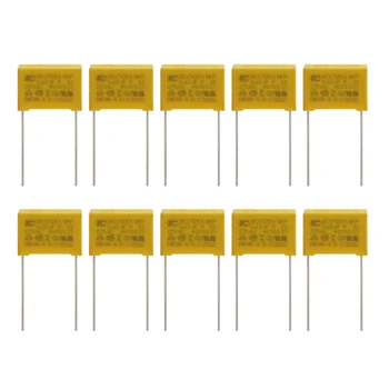 10 Шт защитных конденсаторов из полипропиленовой пленки переменного тока 275 В 0,22 Мкф MPX