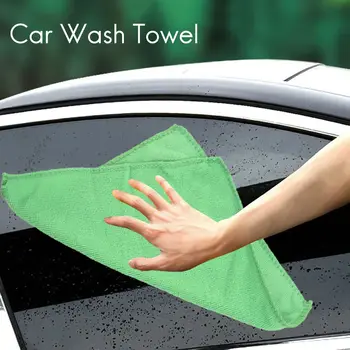 10шт Практичных мягких новых полотенец для мытья автомобиля, Тряпка для чистки Авто, Зеленая Микрофибра, Зеленая