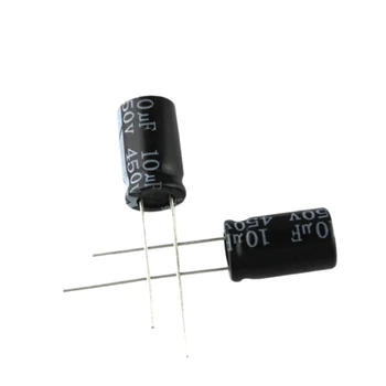 50шт Алюминиевый электролитический конденсатор 450v10uf Размер 13x21 мм 10 мкф 450 В