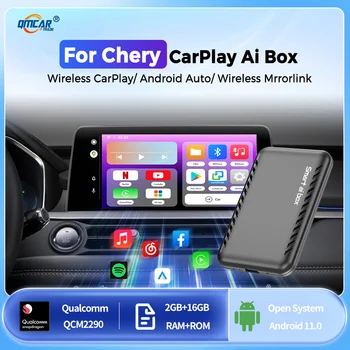 Carplay Ai Box Android 11 Magic Box Android Auto Беспроводной Адаптер Carplay QCM2290 Для Chery Tiggo 2 3 4 5 8 Arrizo 5 6 7
