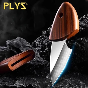 PLYS-Деревянный нож для рыбы, мини-нож для фруктов, бытовой нож для курьера, острый маленький обеденный нож для улицы высокой твердости
