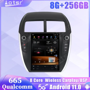 Qualcomm Snapdragon 665 Android 11 Авторадио Для Mitsubishi ASX 2010 2011 2012 2013 2014 Видео GPS Carplay Стерео Головное Устройство
