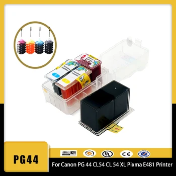 Vilaxh PG-44 PG44 CL-54 Комплект для заправки Смарт-картриджей для принтера Canon PG 44 CL54 CL 54 XL Pixma E481