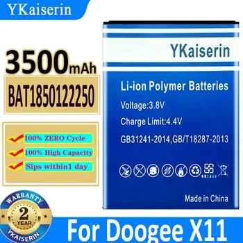 YKaiserin Для Doogee X11 Сменный Аккумулятор BAT1850122250 Для Doogee X 11 Batteria