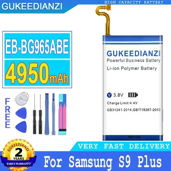 Аккумулятор GUKEEDIANZI для Samsung Galaxy S9 Plus, 4950 мАч, EB-BG965ABE, G9650, G965, G965F, G965A, G965T, G965S, G965R4, G965V