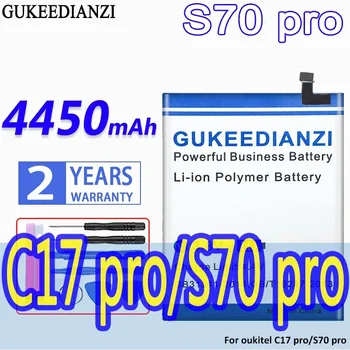 Аккумулятор Большой Емкости GUKEEDIANZI 4450mAh Для oukitel C17/S70 Pro Bateria
