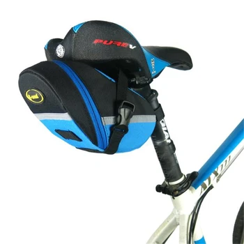 Водонепроницаемая велосипедная седельная сумка для горного шоссейного велосипеда, задняя сумка для велосипедного сиденья, сумка для велосипедных аксессуаров, зеленая, синяя, красная