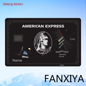 Высококачественная пользовательская печать, магнитные дебетовые карты предоплаты NFC RFID, металлическая карта со слотом для чипа с поддержкой 4442 чипов, печать persona