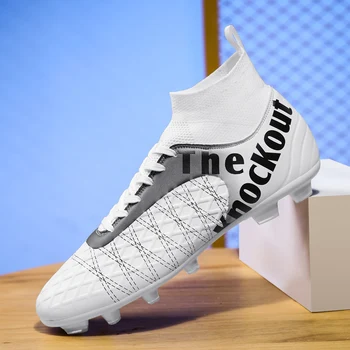 Высококачественная футбольная обувь C. Тренировочная обувь для соревнований Ronaldo, нескользящие износостойкие футбольные бутсы Fustal, Chuteira Society