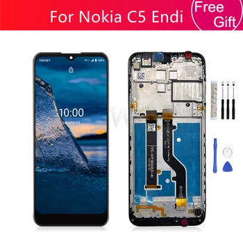 Для Nokia C5 Endi ЖК-дисплей С Сенсорным Экраном Дигитайзер В Сборе С Рамкой Для Nokia C5 Запасные Части Для Ремонта Дисплея