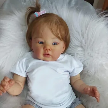 кукла с мягким телом 20 дюймов 50 см Реалистичная кукла с 3D кожей Многослойная роспись с видимыми венами Подарки для кукол Soft Touch