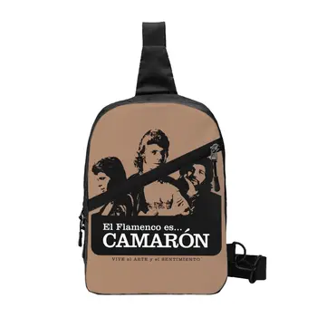 Нагрудная сумка через плечо Camaron De La Isla, мужская модная сумка для певцов фламенко, Остров креветок, рюкзак для путешествий на велосипеде