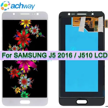 Новинка для Samsung Galaxy J5 2016 J510 J510FN J510F J510M J510H/DS ЖК-дисплей С Сенсорным Экраном Дигитайзер В Сборе Для Samsung J510 LCD