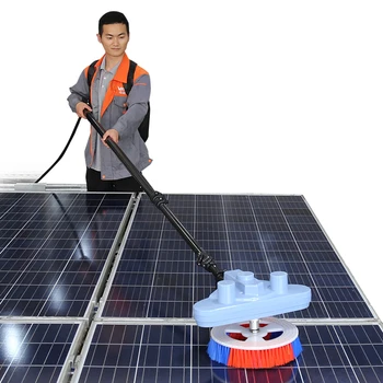 Оборудование для очистки солнечных панелей MULR заводские решения для очистки солнечных панелей вращающаяся щетка для чистки солнечных панелей
