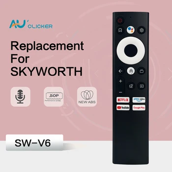 Пульт дистанционного управления телевизором с голосовым управлением Подходит для телевизоров Coocaa Android Skyworth Smart