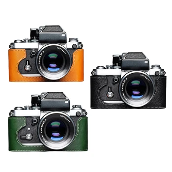 Ретро-Чехол Для Фотокамеры Из Натуральной Кожи Наполовину Для Nikon F2 F2A F2AS F FA с простым и винтажным дизайном, высококачественная сумка Для фотокамеры