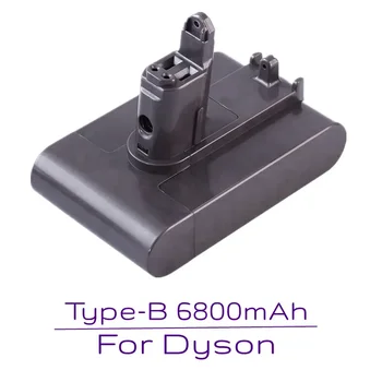 Сменный аккумулятор для электроинструментов пылесоса 22,2 В 6800 мАч Для литий-ионного аккумулятора Dysons DC35 DC31/34/35/44/45 Тип B
