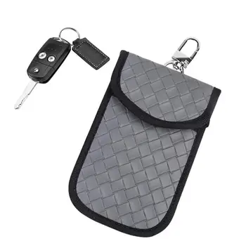 Сумка для брелка, противоугонная сумка, чехол для автомобильных ключей, брелок, сумка для блокировки сигнала, RFID-экранирующий ключ, сумки для кредитных карт, Органайзер, аксессуары