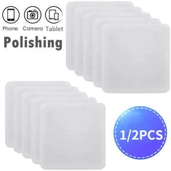 Ткань для полировки, мягкая двухслойная ткань для Apple 12 11 13Pro, салфетка для протирания iPhone XR, iPad, Macbook, телефонов Android