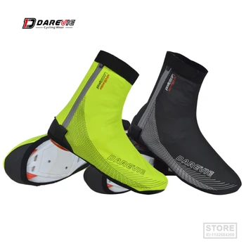 Чехлы для велосипедной обуви DAREVIE из искусственной резины с водонепроницаемым Ветрозащитным замком Pro Race Speed