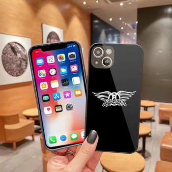 Чехол для телефона Aerosmith Rock Cool для iPhone 14 13 12 11 Pro Max X XR XS 8 7 Plus из цветного жидкого стекла